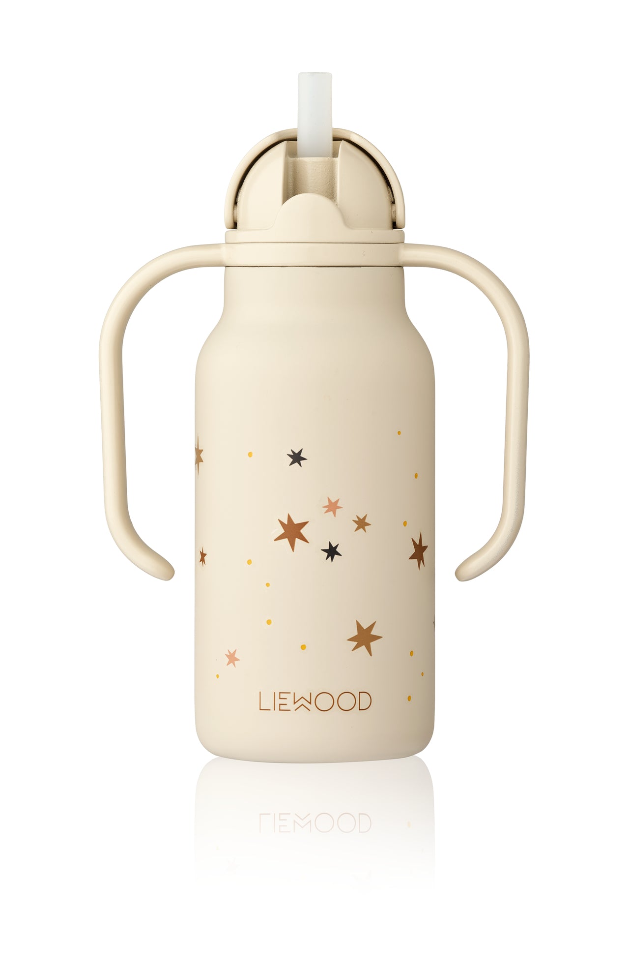 Liewood Trinkflasche mit Griffen aus Edelstahl für Kinder, 250ml, Sterne