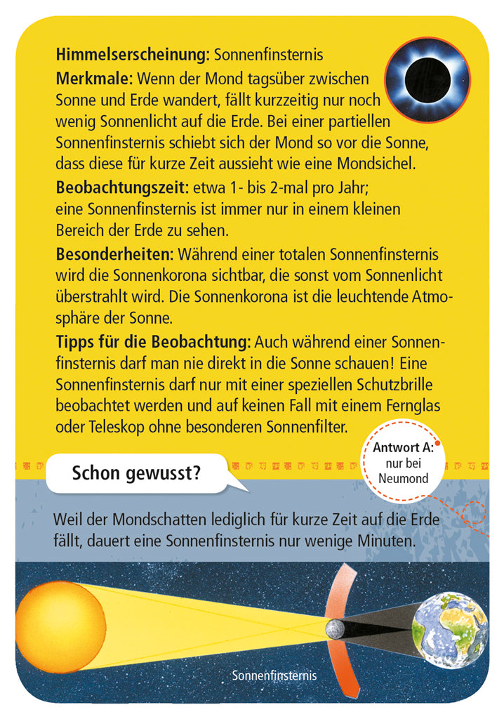 Wissenskarten 50 Sternbilder & Planeten - Expedition Natur