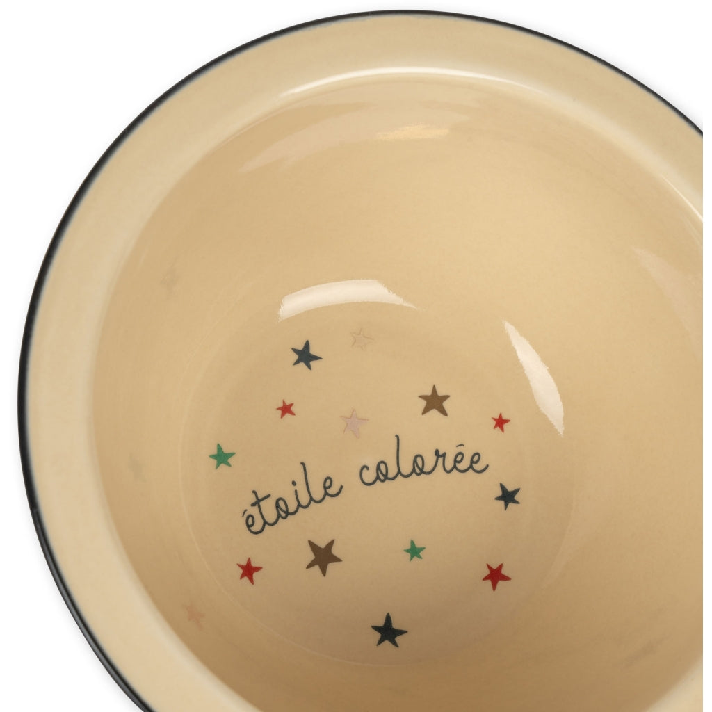 Geschirrset Keramik für Kinder, Schale und Becher, Dinosaurier