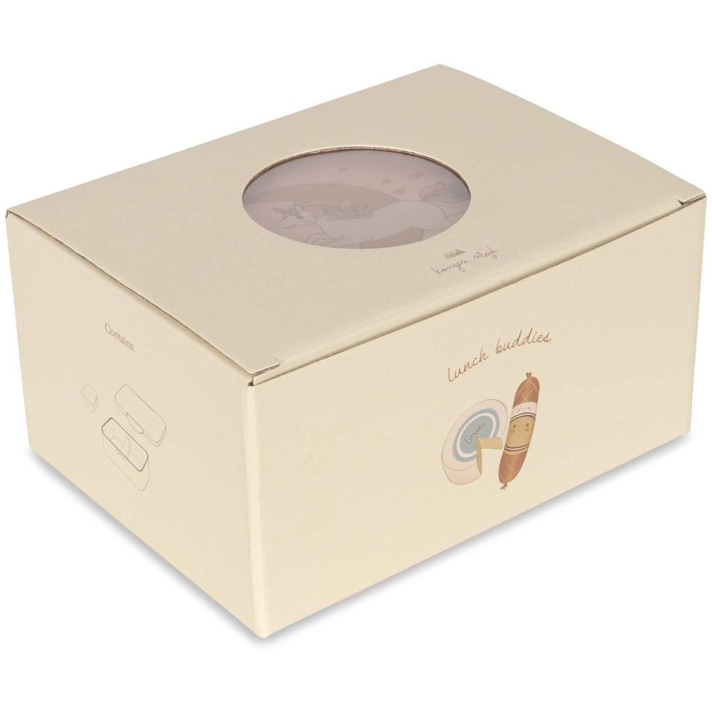 Brotdose Lunchbox für Kindergarten und Schule, Einhorn