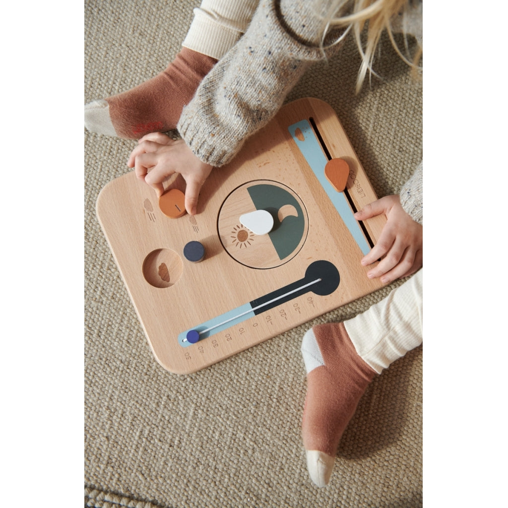 Kinder Wetterstation aus Holz"Piet Eden Multi Mix"