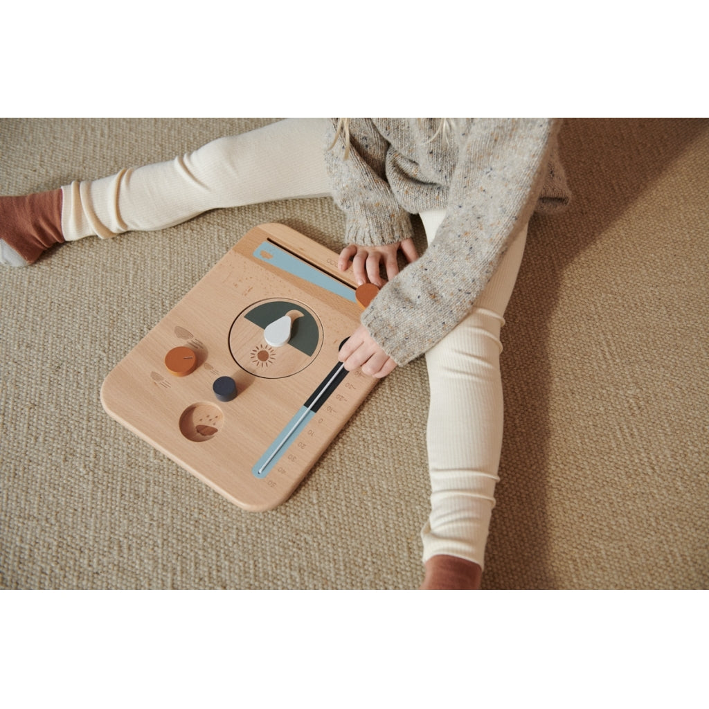 Kinder Wetterstation aus Holz"Piet Eden Multi Mix"