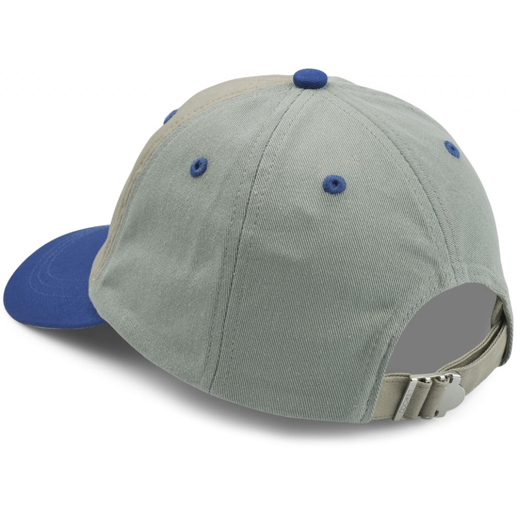 Danny Cap Baseballcap - Sea Blue Multi Mix | Stylische Baseballcap in verschiedenen Blautönen, verstellbar | Jugendliche und Erwachsene