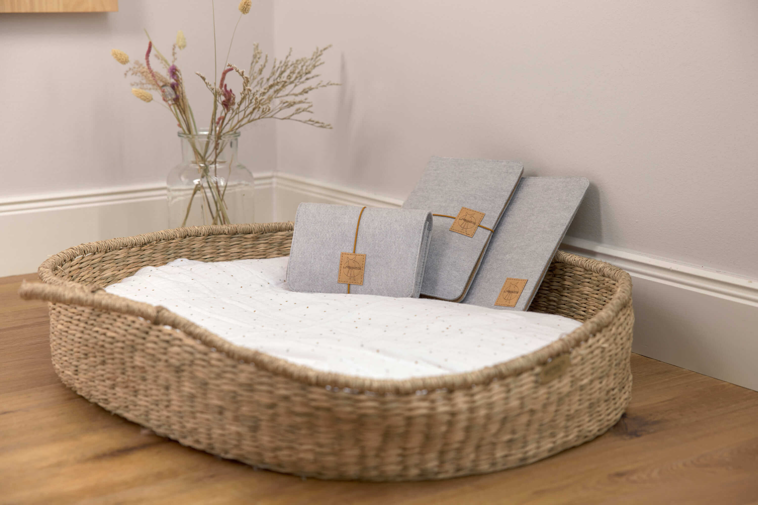 Windeltasche - Herz im Glück Limited Edition, Felt Grey