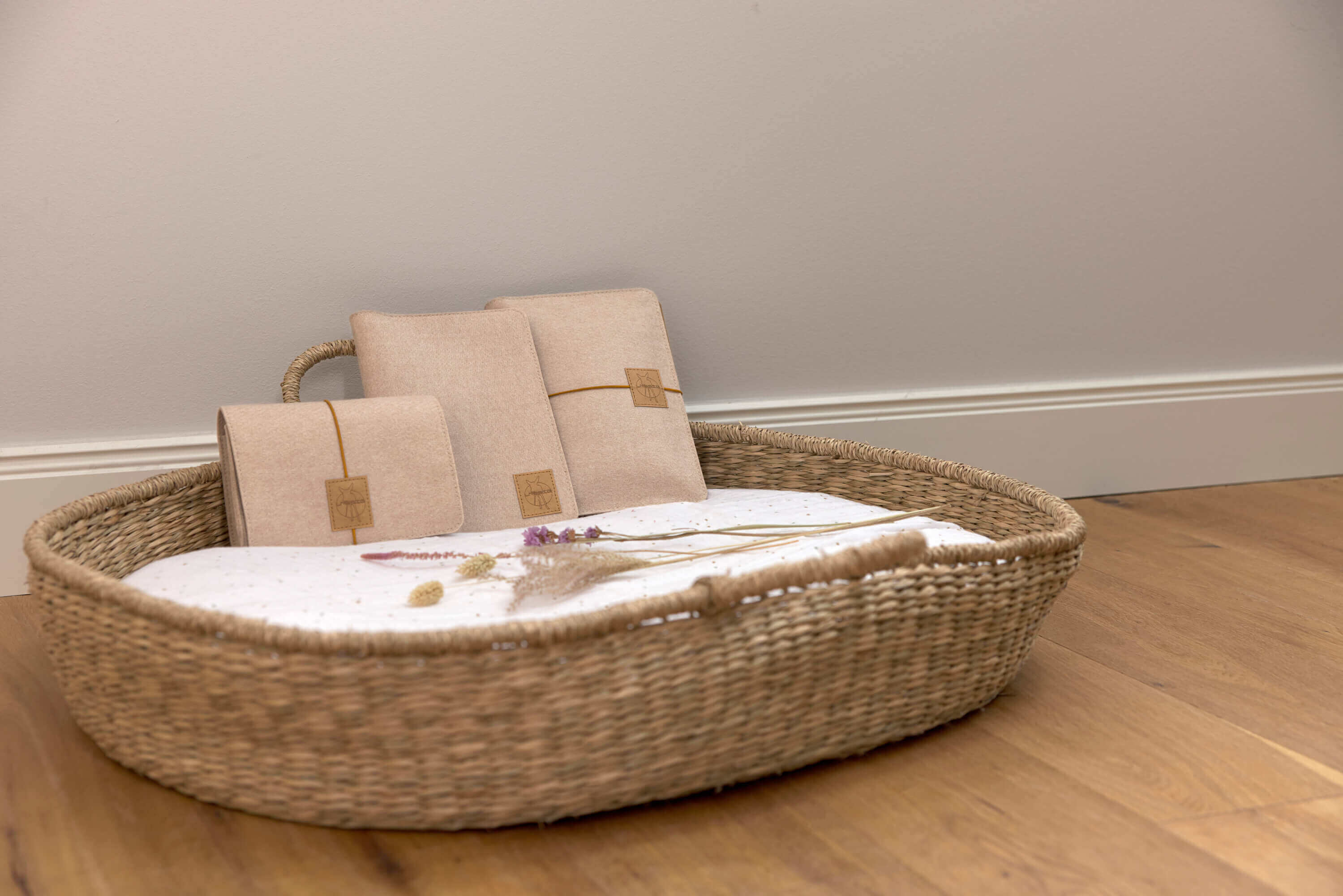 Windeltasche - Herz im Glück Limited Edition, Felt Sand