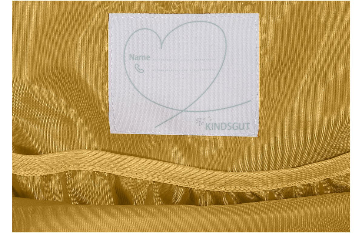 Kinder Rucksack Mini in der Farbe Senfgelb, ab 3 Jahre