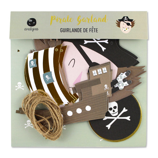 Girlande Pirat Geburtstagsdekoration