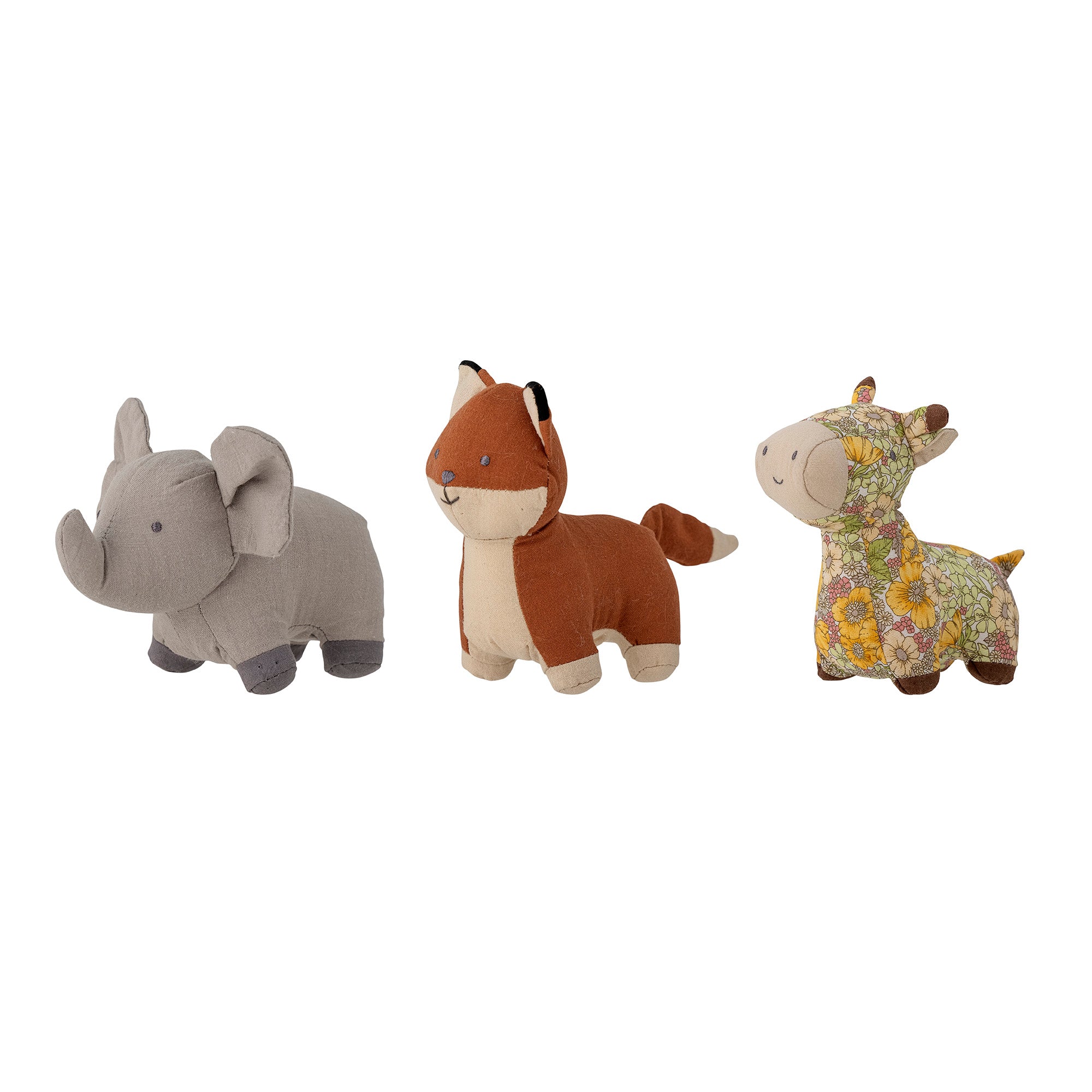 Kuscheltiere Elefant, Fuchs, Giraffe im 3er Set, Rafe Soft Toy