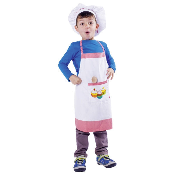 Verkleidungsset Koch SchĂĽrze & KochmĂĽtze fĂĽr Kinder