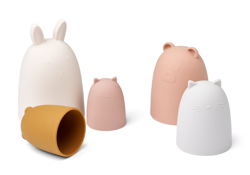 Stapelhütchen, verschiedene Farben