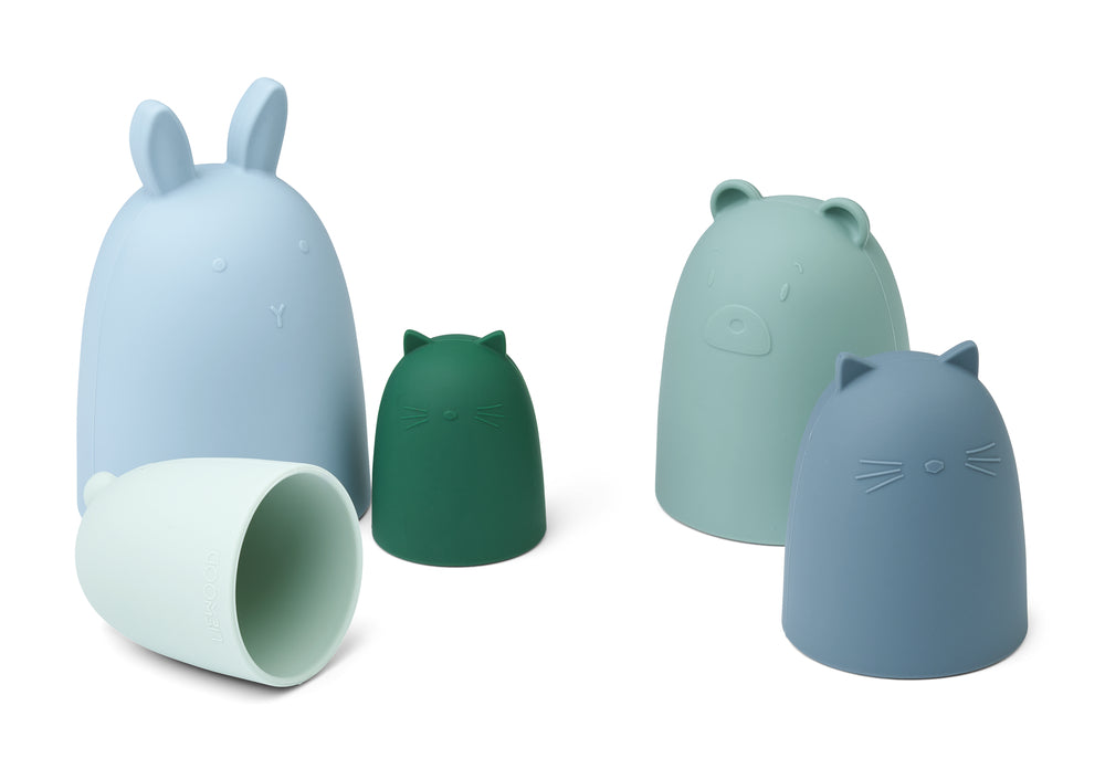 Stapelhütchen, verschiedene Farben