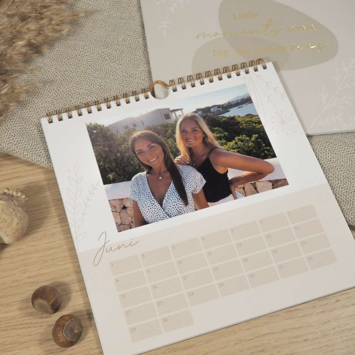 Fotokalender, Wandkalender DIY, Kind of Hazel, ohne Datum