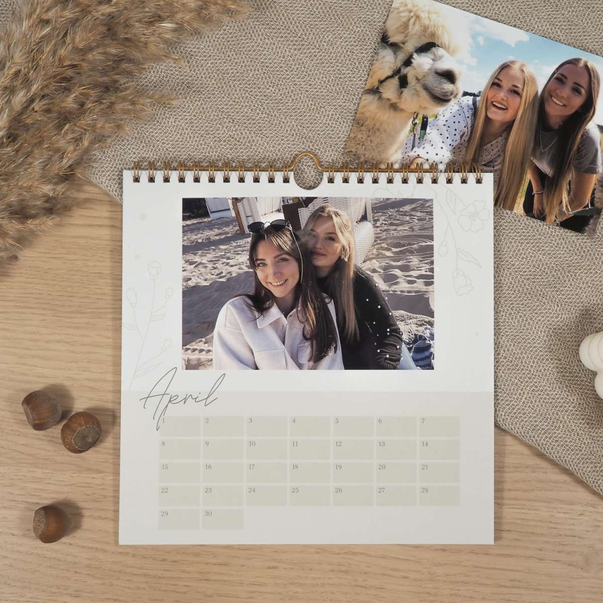 Fotokalender, Wandkalender DIY, Kind of Hazel, ohne Datum