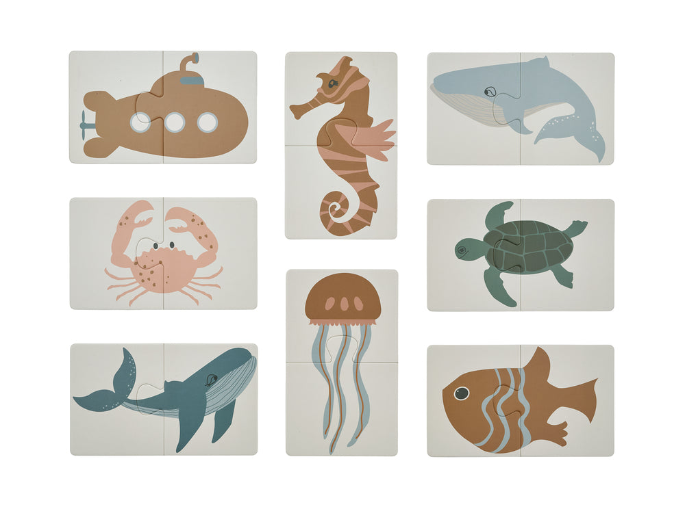 Puzzle Meeresbewohner, ab 2 Jahre