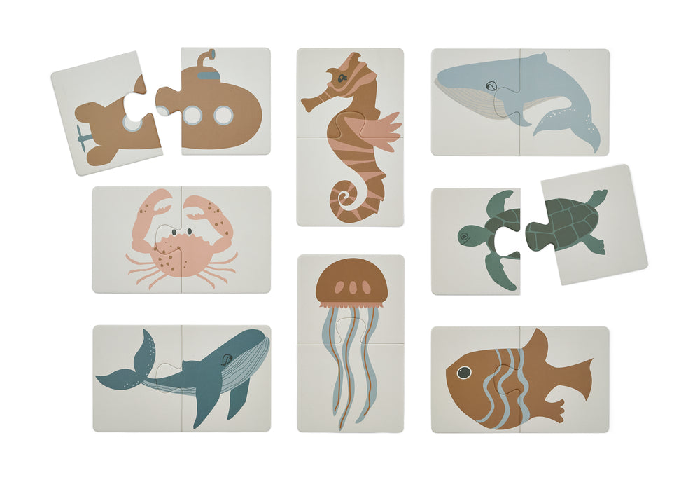 Puzzle Meeresbewohner, ab 2 Jahre