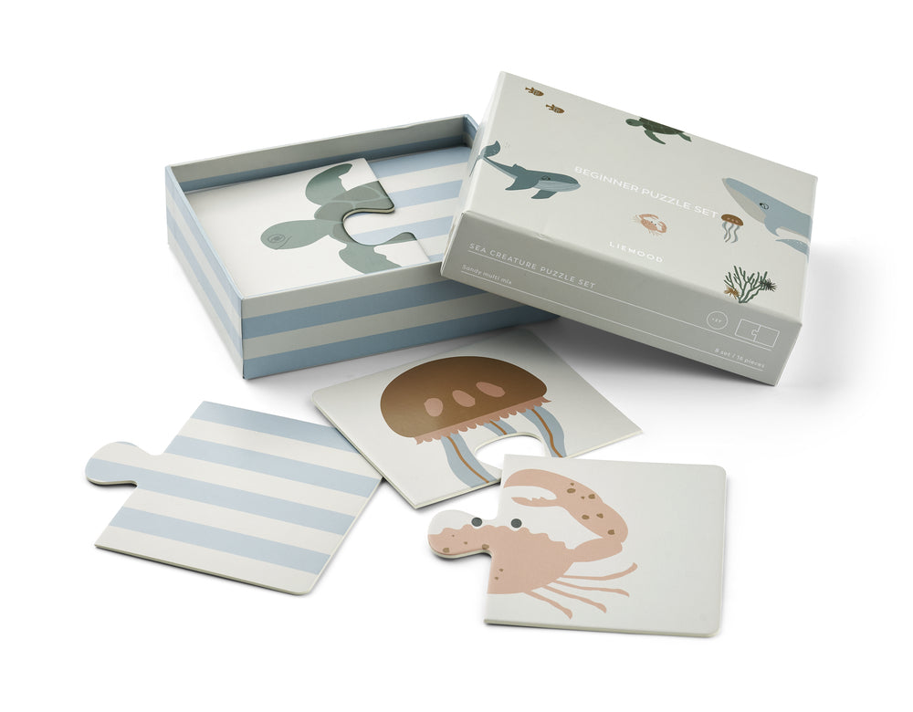 Puzzle Meeresbewohner, ab 2 Jahre