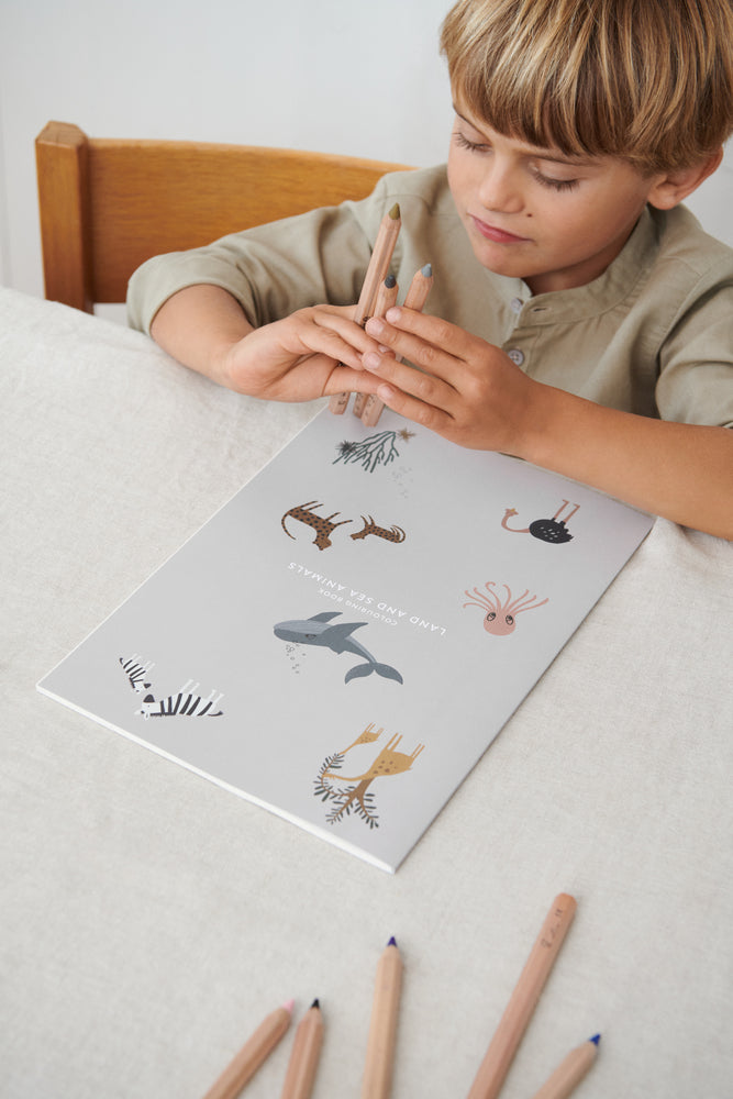 Malbuch Meereswelt, A4 Format