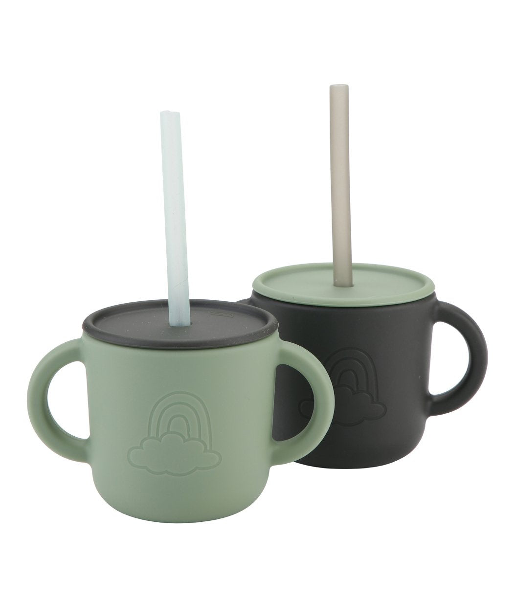 Trinkbecher Cups mit Henkeln, Forest