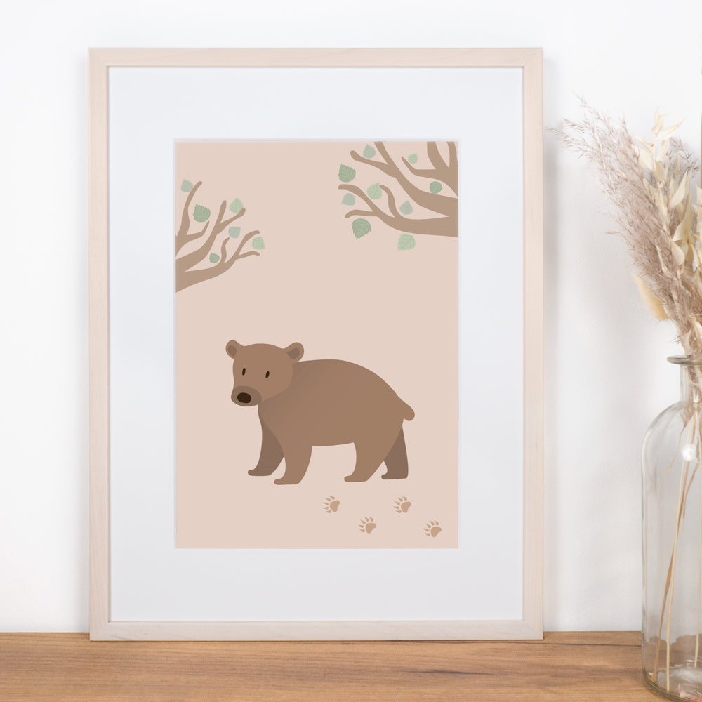 Kinderzimmer Poster Set Wald