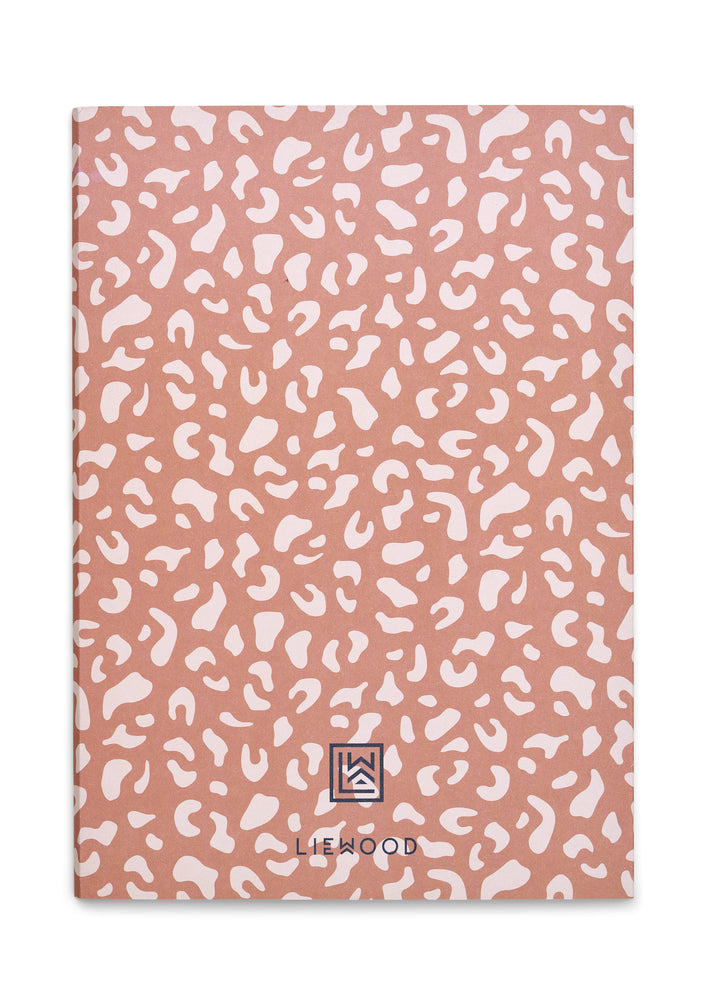 Notizbücher Softcover A5 Format, 3er Pack, Pfirsich-Löwe-Mischung