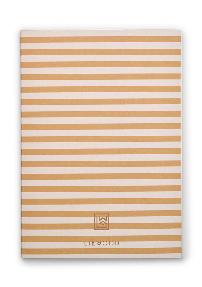 Notizbücher Softcover A5 Format, Alphabet Streifen Mix