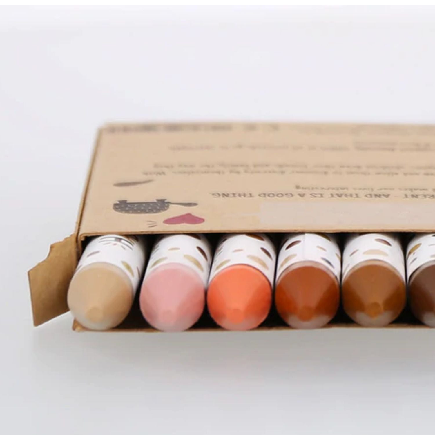 Wachsmalstifte Hautfarben