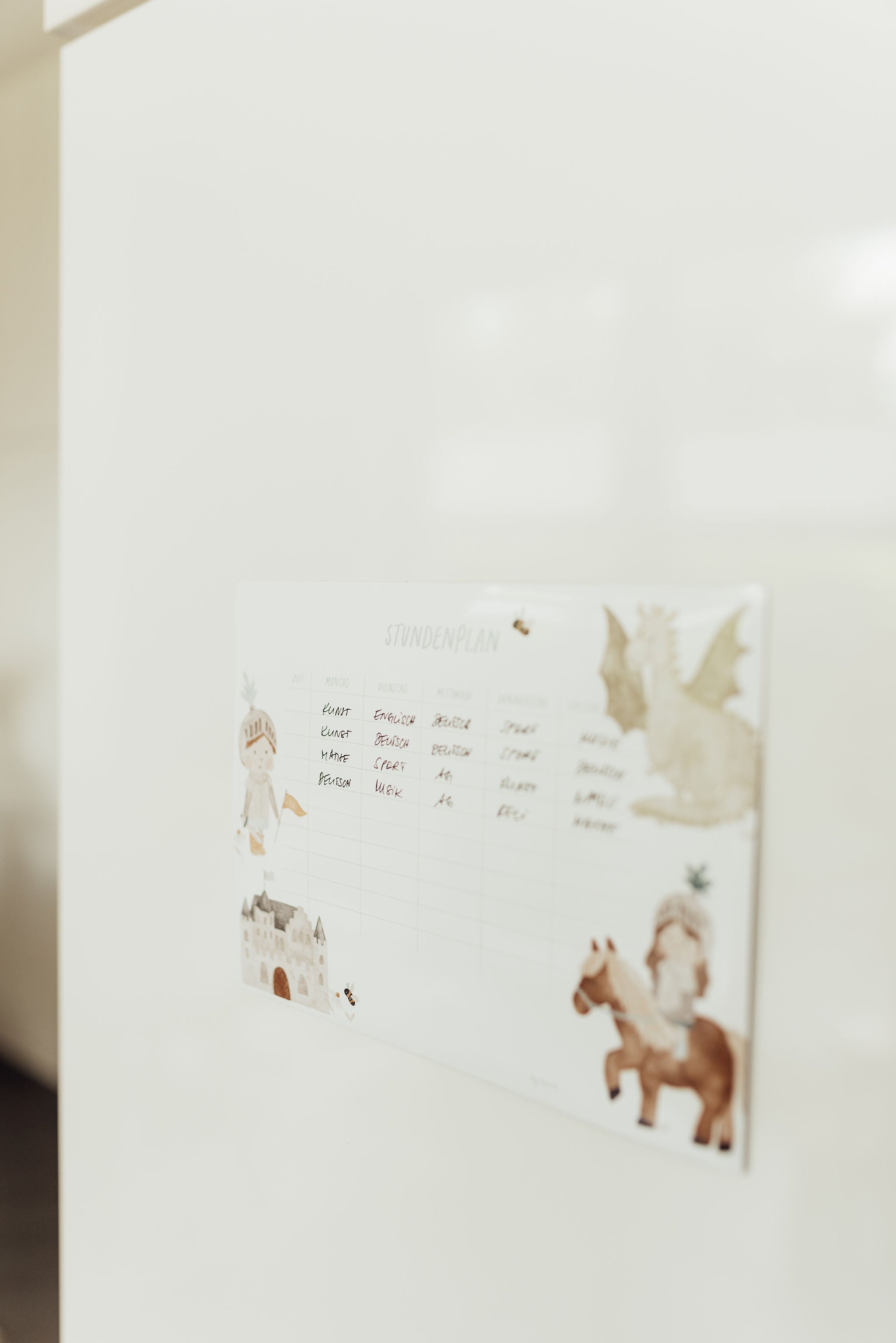 wiederverwendbarer Stundenplan, Ritter & Drachen