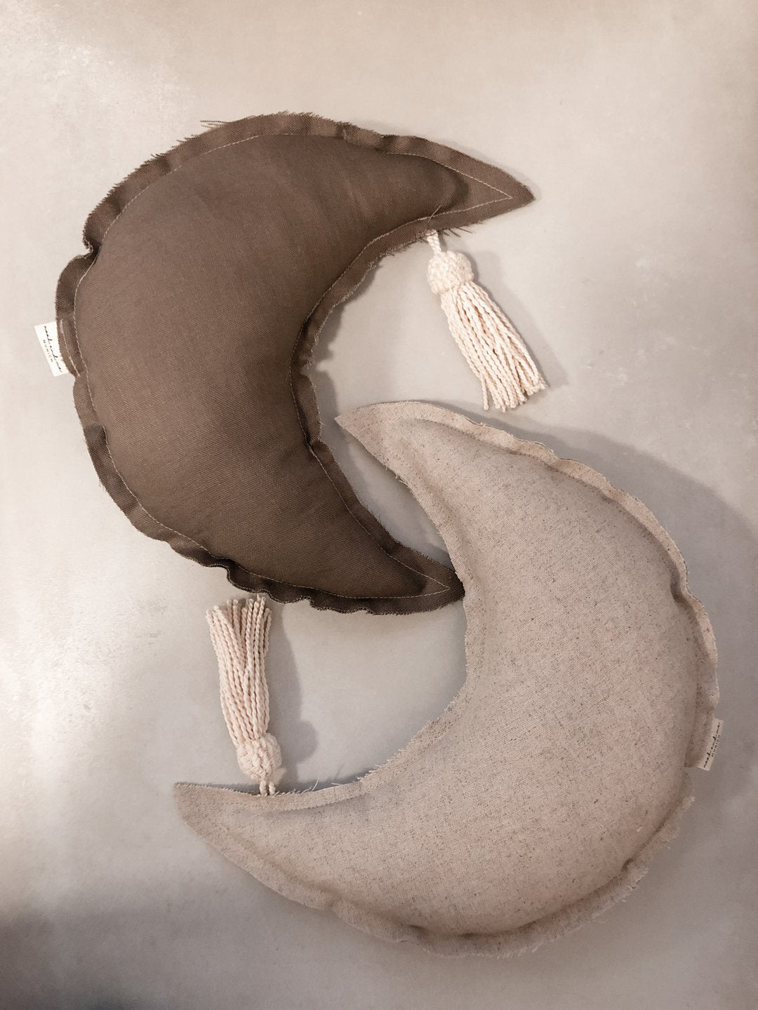 Kissen Mond aus Leinen "Linen Moon"