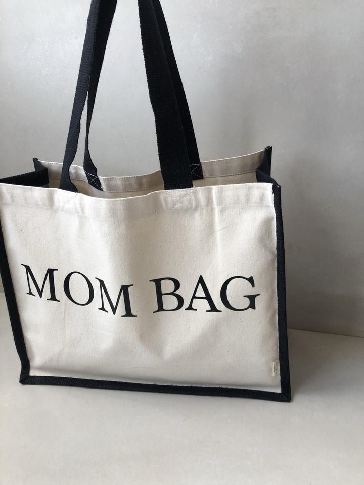 MOM Bag Shopper, Black & White