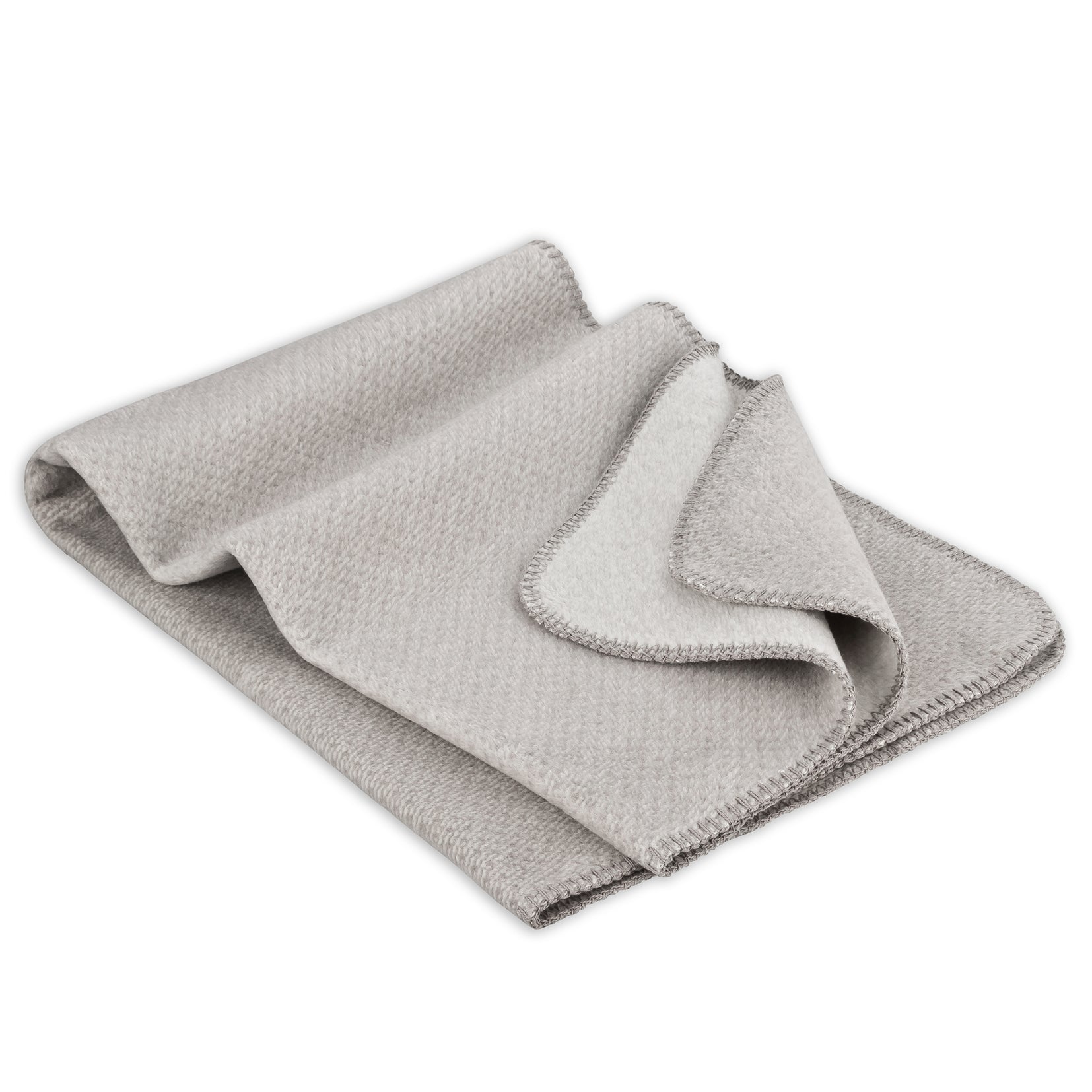 Babydecke "Pure Liebe" grau, 100% Biobaumwolle