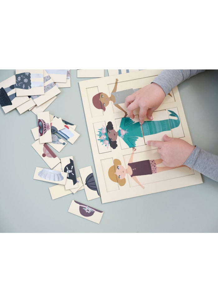 Puzzle Spiel Ankleidespiel Dress Up für Kinder ab 3 Jahre