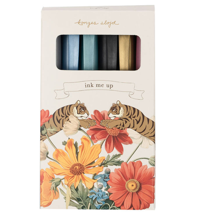 Konges Slojd Tattoo Stifte Set - 6 Stifte mit Schablonen