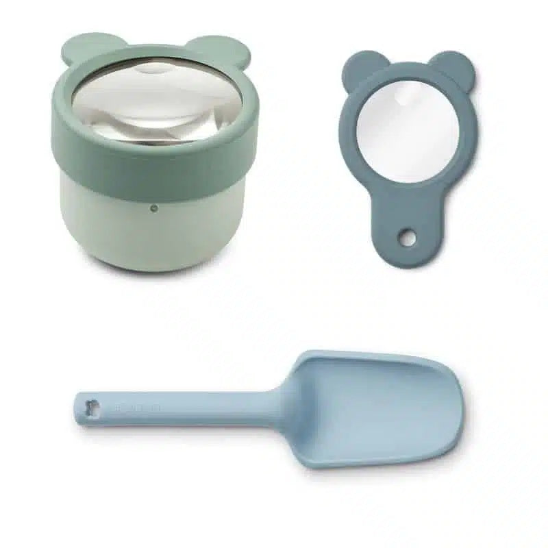 Entdeckerset, Erkundungsset - Bessie Exploration Set - Whale blue multi mix - Liewood