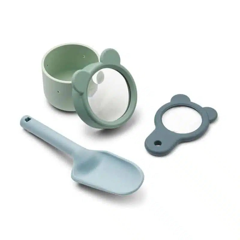 Entdeckerset, Erkundungsset - Bessie Exploration Set - Whale blue multi mix - Liewood