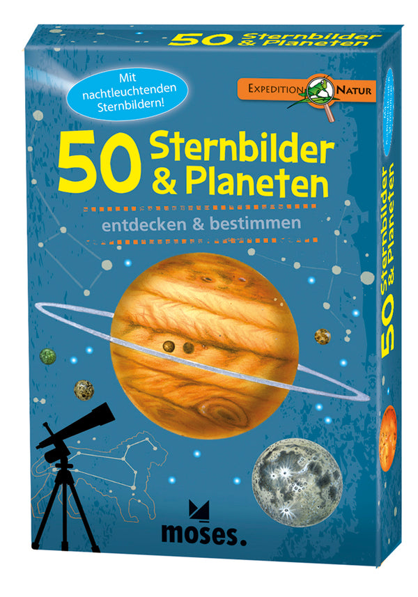 Wissenskarten 50 Sternbilder & Planeten - Expedition Natur