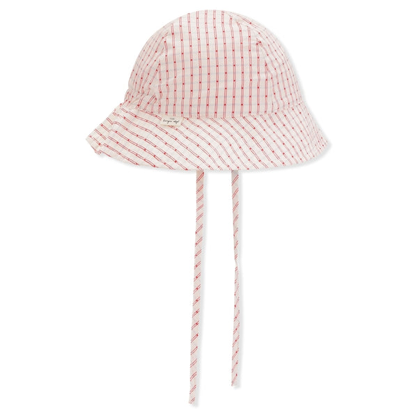 Marin Sonnenhut - Vichi | Stylischer Sonnenhut mit Vichy-Karo-Muster, breite Krempe und UV-Schutz | Kinder und Erwachsene