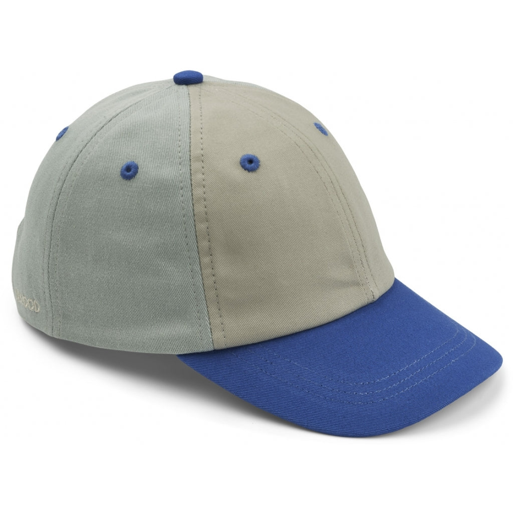 Danny Cap Baseballcap - Sea Blue Multi Mix | Stylische Baseballcap in verschiedenen Blautönen, verstellbar | Jugendliche und Erwachsene