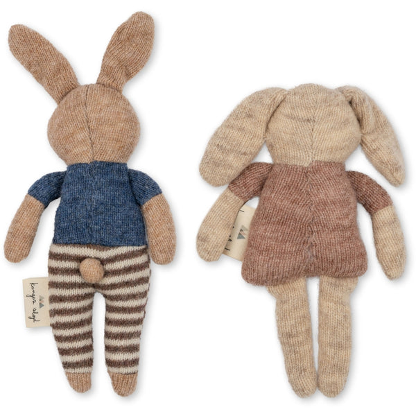 Kuscheltier Puppen 2er Set, Hasen