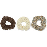 Zopfgummis Scrunchies klein 3er Set, Multi