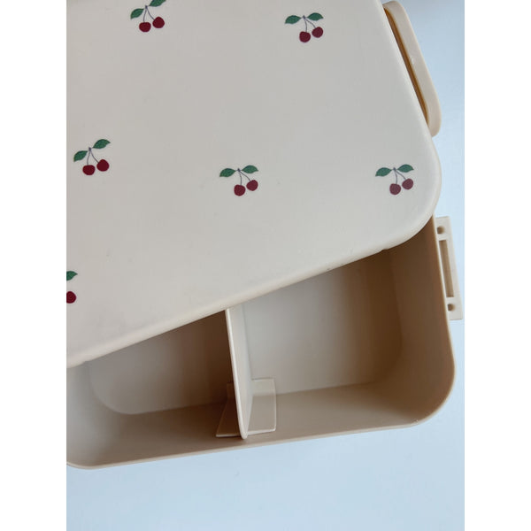 Brotdose Lunchbox für Kindergarten und Schule, Muster Kirsche