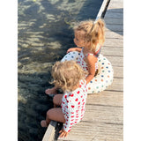 Konges Slojd Schwimmring für Kinder - Gepunktet | Schwimmring für Kinder mit Punktmuster, Durchmesser: 80 cm | Kinder ab 3 Jahren