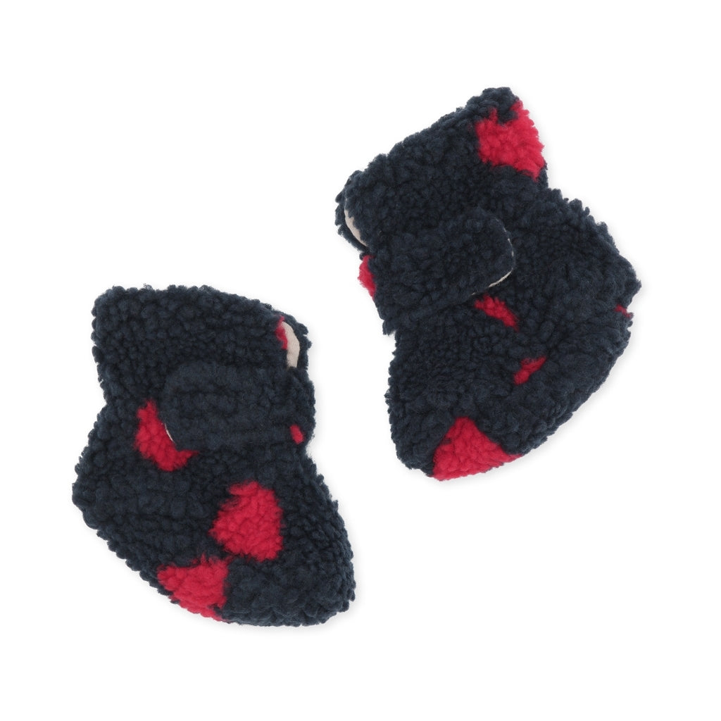 Baby Füsslinge aus Teddy Plüsch