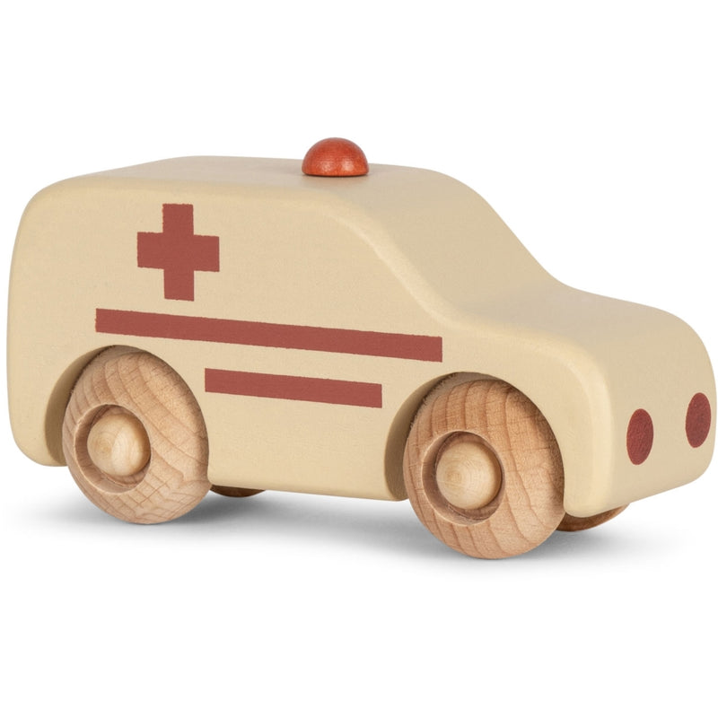 Spielzeugauto Krankenwagen aus Holz