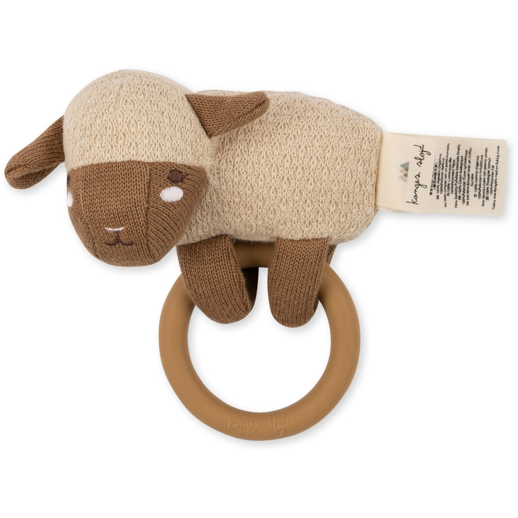 Baby Greifling Aktivitätsspielzeug aus Biobaumwolle, Schaf