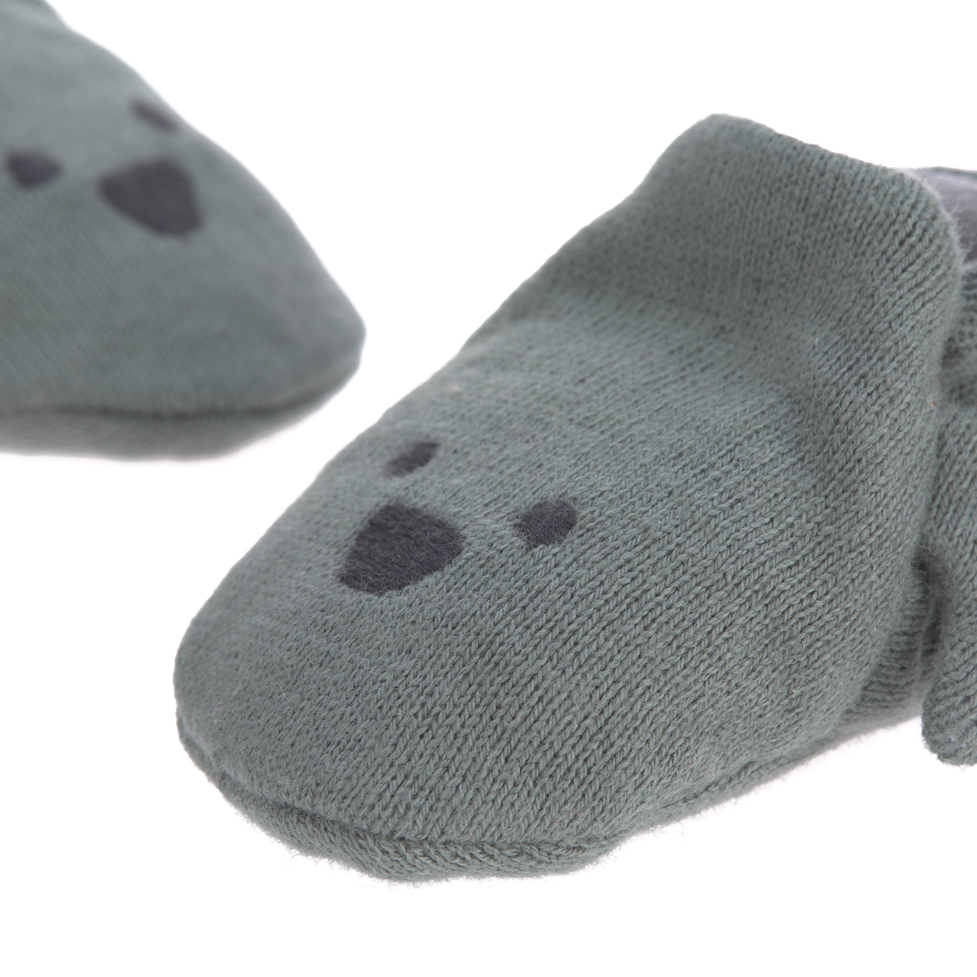 Baby Krabbelschuhe, grün-blau, 0 -6 Monate