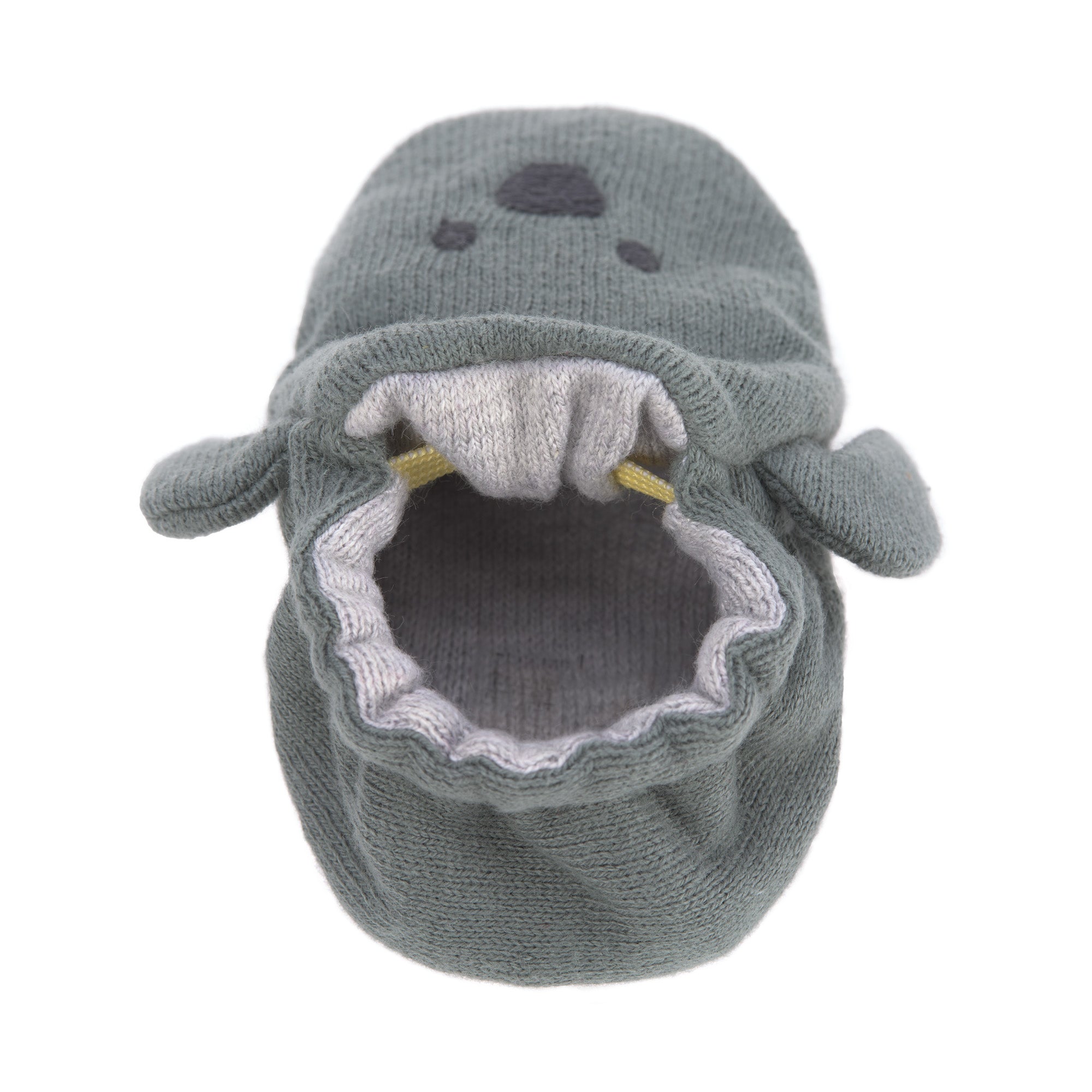 Baby Krabbelschuhe, grün-blau, 0 -6 Monate