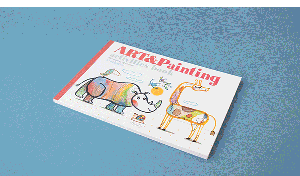 Malbuch Activity Buch Art & Painting