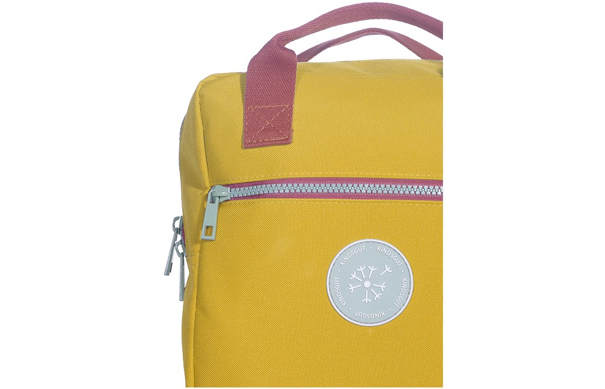Kinder Rucksack Mini in der Farbe Senfgelb, ab 3 Jahre