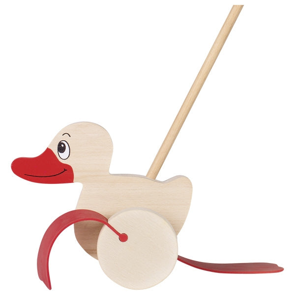 Schiebetier Ente aus Holz