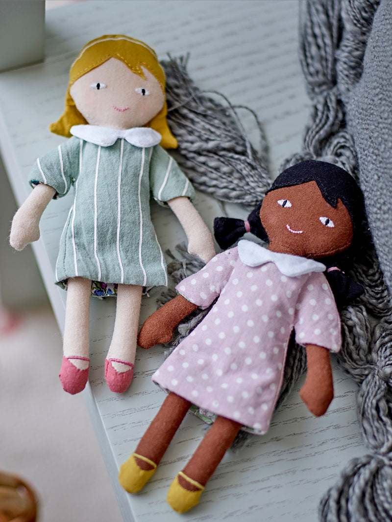 weiche Puppen im 2er Set aus Baumwolle, Hella & Stella